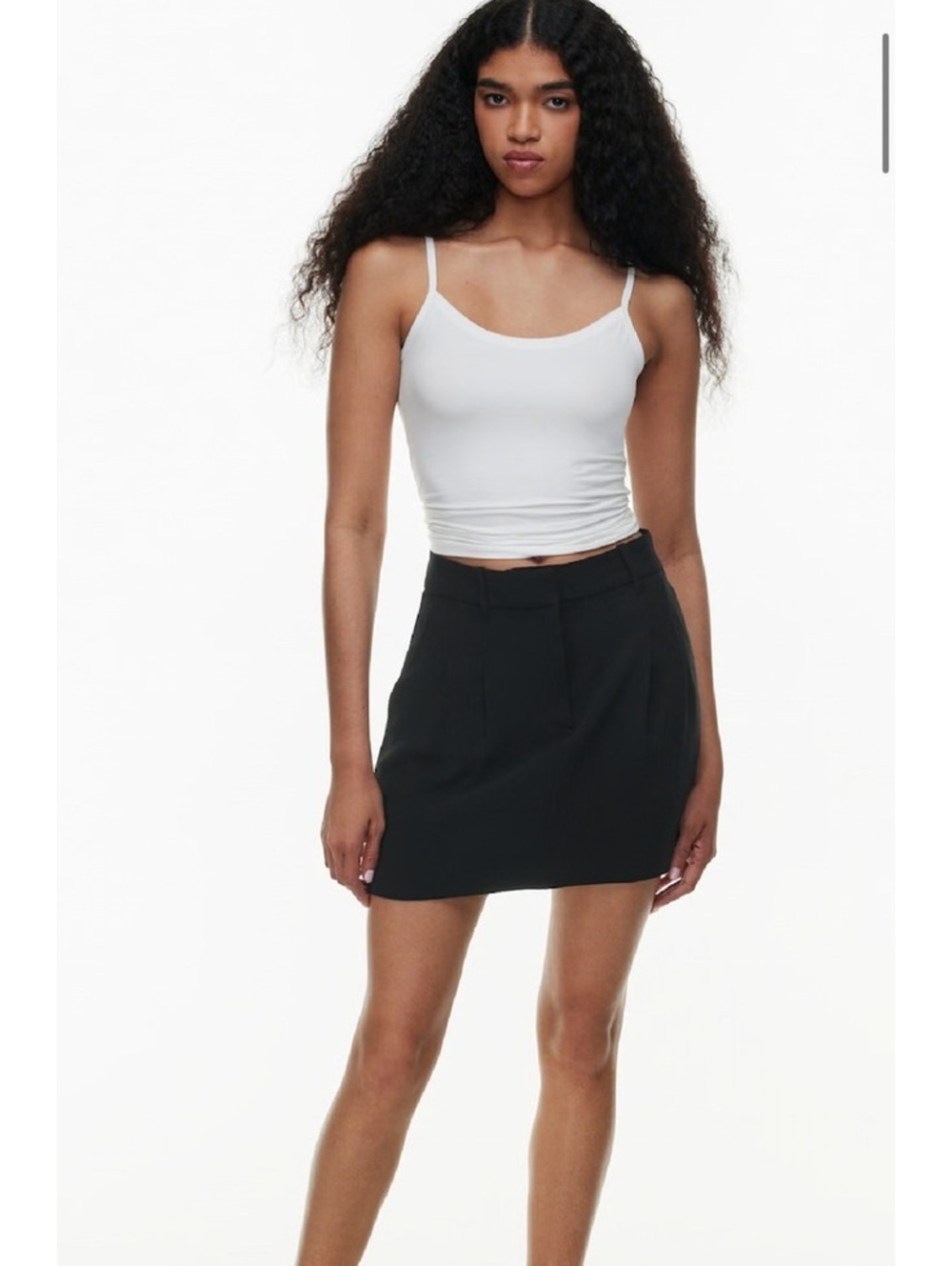 NWOT Aritzia The Effortless Skirt mini length Black 10